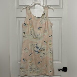 100% Silk Vacation Pineapple Moon Size S